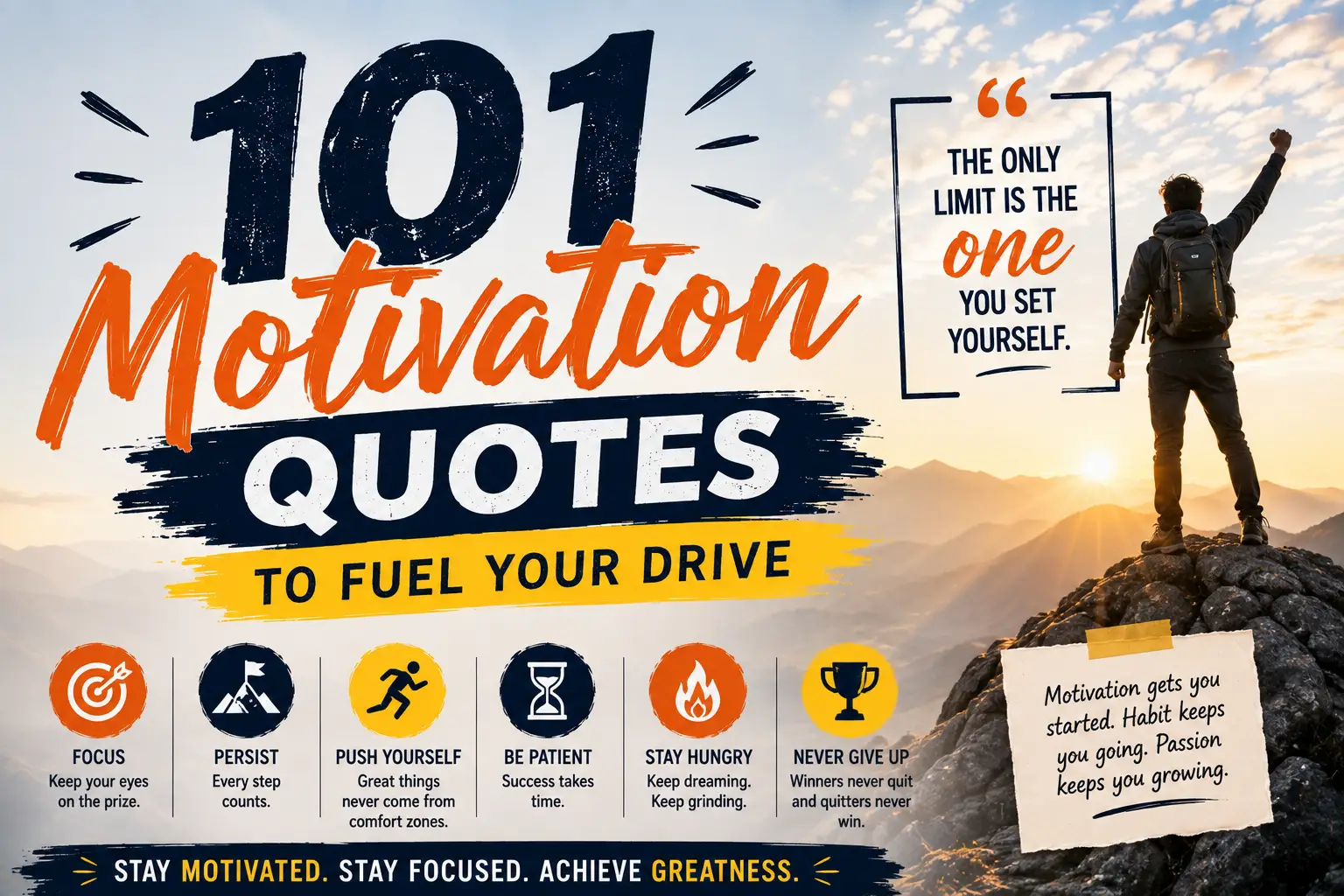101 Motivation Quotes to Fuel Your Drive