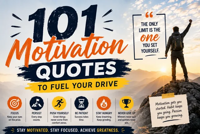 101 Motivation Quotes to Fuel Your Drive