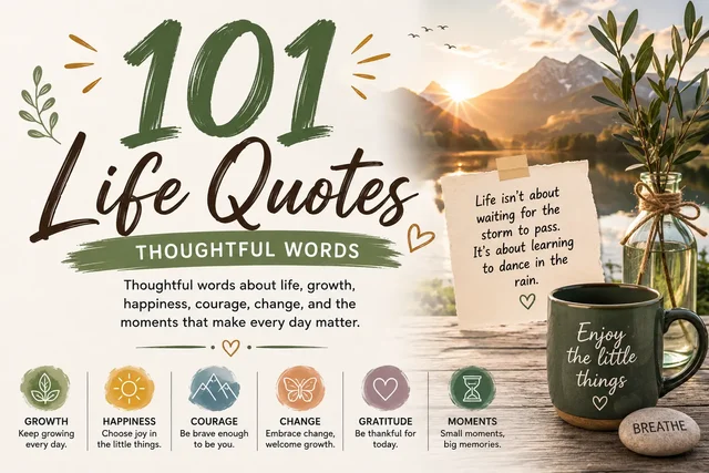Life Quotes That Put Things Into Perspective - 101 Quotes