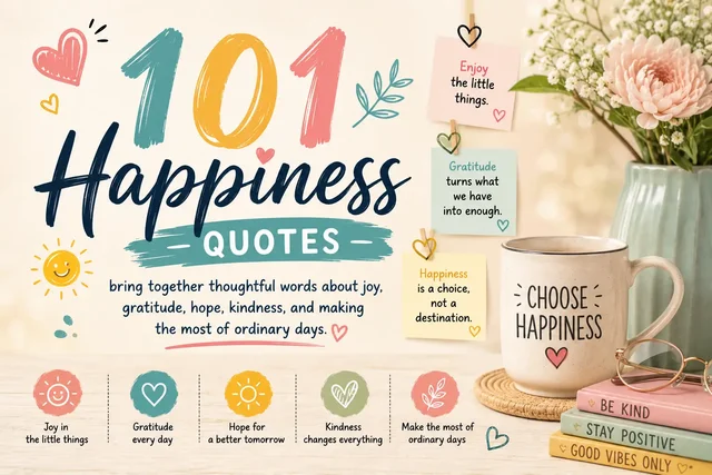 Happiness Quotes for a Brighter Day | 101 Quotes