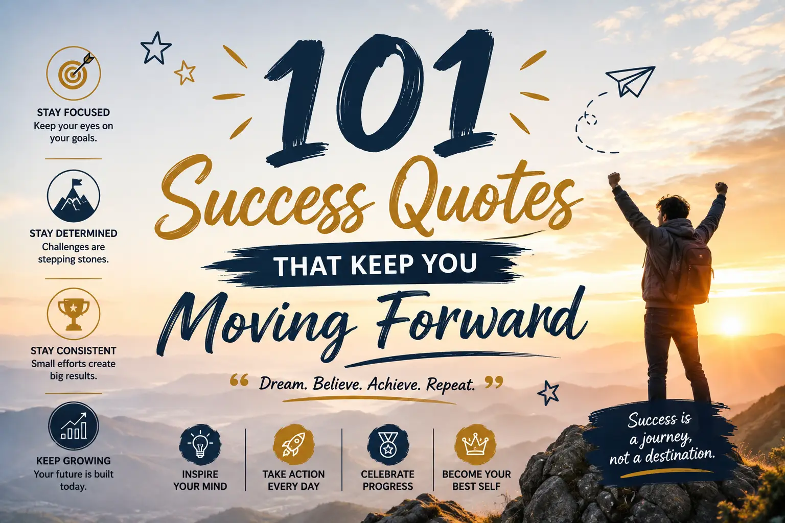 Success Quotes That Keep You Moving Forward | 101 Quotes