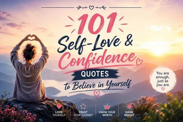 101 Self-Love & Confidence Quotes to Believe in Yourself
